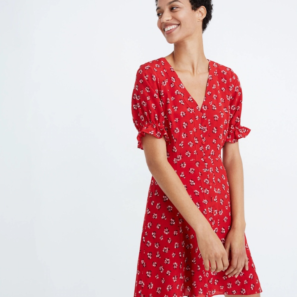 Madewell Silk dress size 6